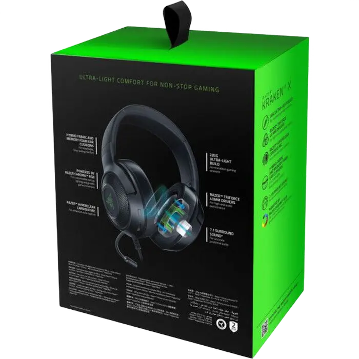Căști Razer Kraken V3 X Negru