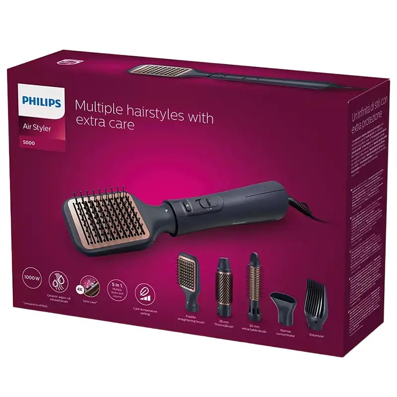 Фен-щётка Philips 5000 Series Чёрный