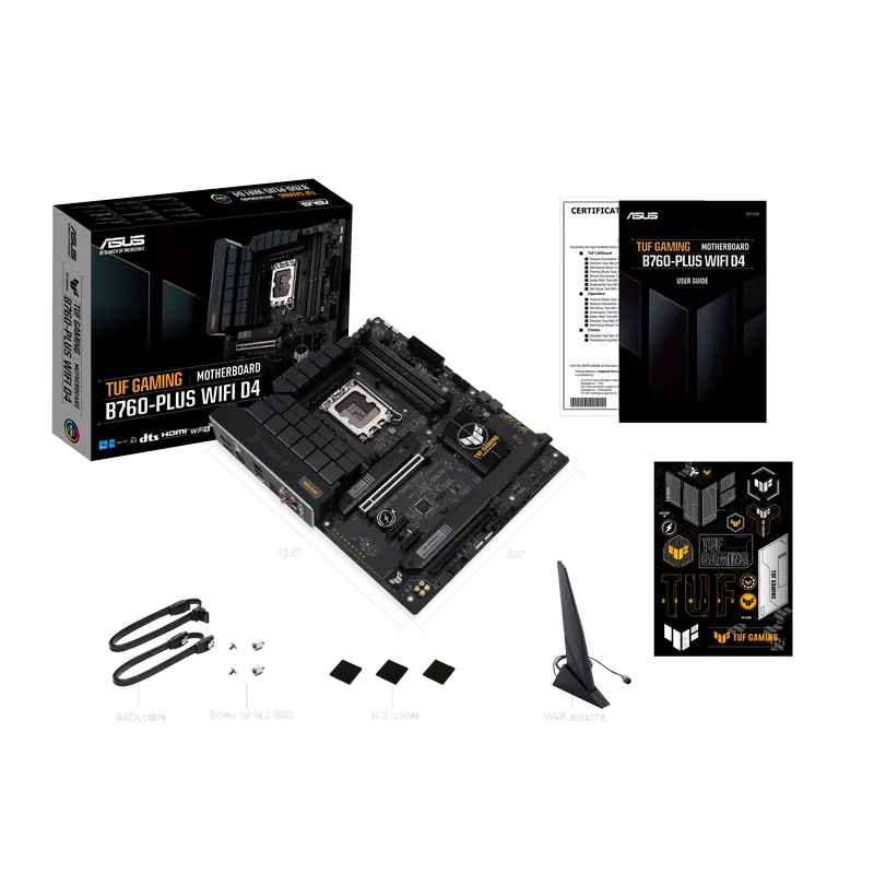 Placă de bază ASUS TUF GAMING B760-PLUS WIFI D4 LGA1700 ATX