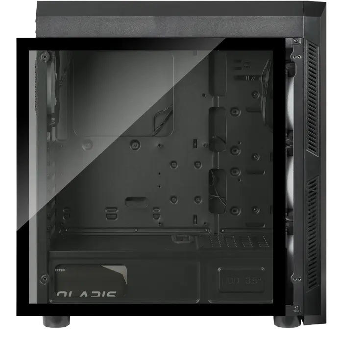 Carcasă PC Chieftec GL-03B-OP Midi-Tower Negru