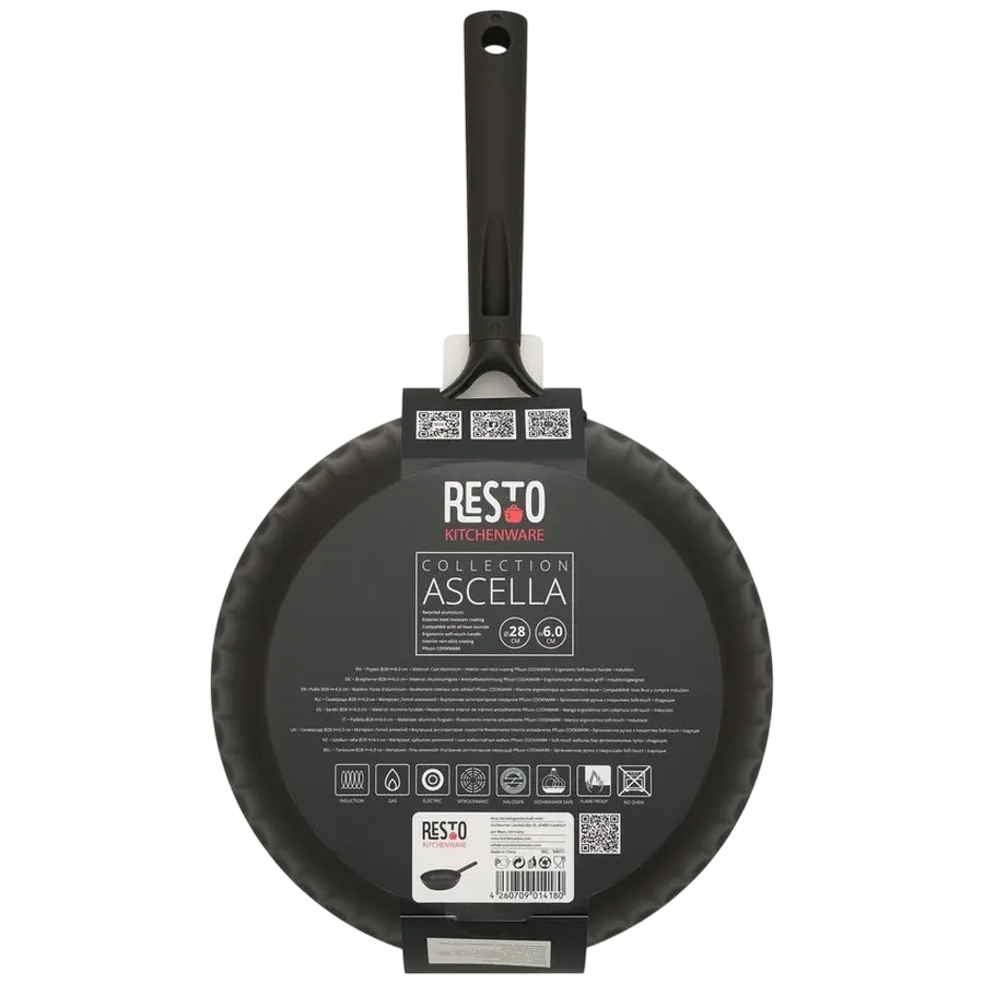 Сковорода RESTO Ascella ASCELLA Чёрный