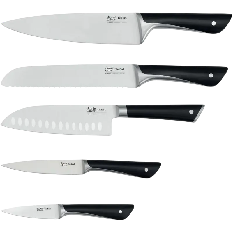 Набор ножей Tefal K267S556 Jamie Oliver Черный