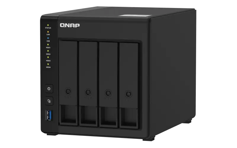 Сетевое хранилище Qnap TS-451D2 Черный