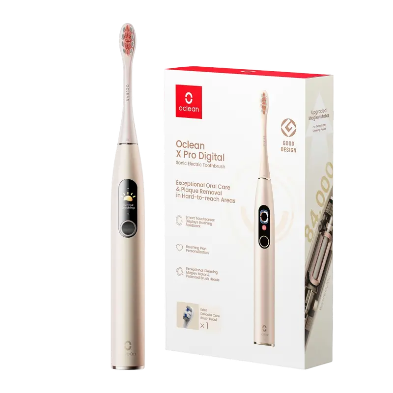 Periuța de dinți electrică sonică Pentru adulți Oclean X Pro Digital Auriu