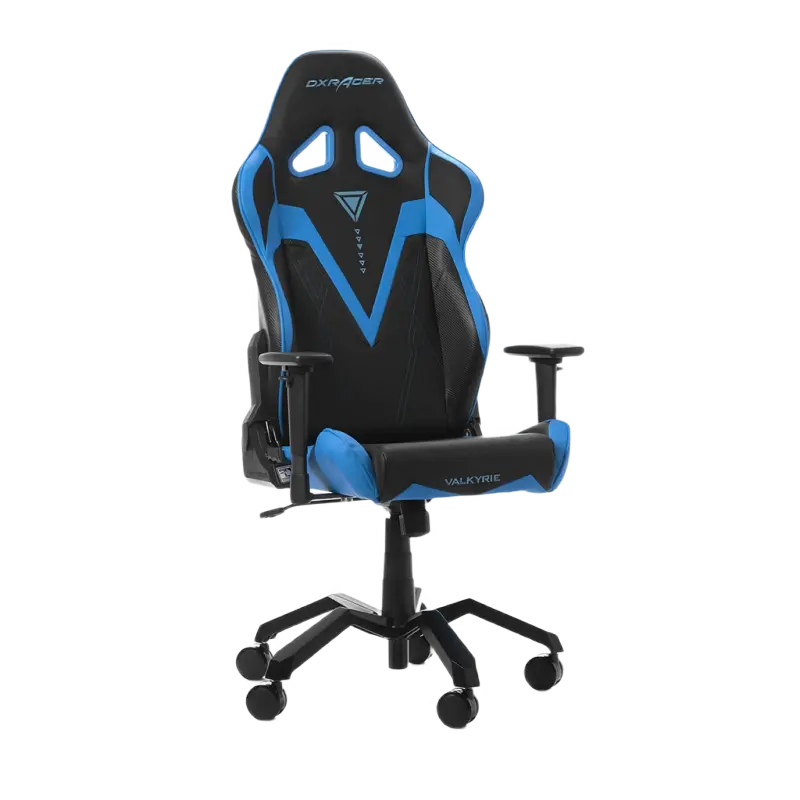 Scaun Gaming DXRacer Valkyrie GC-V03-NB PU Piele Negru/Albastru