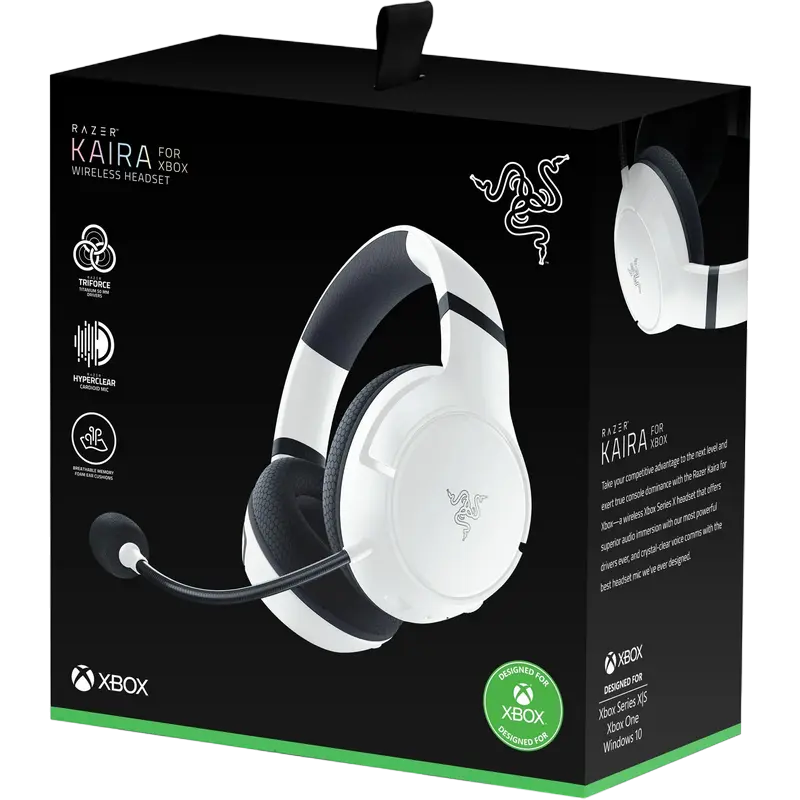 Căști Razer Kaira HyperSpeed for PS5 Alb