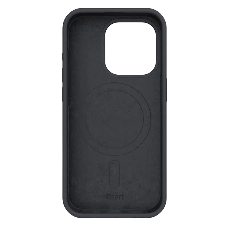 Husă Etteri Apple iPhone 16 Pro Max Silicone Mag case Silicone Case with MagSafe Negru