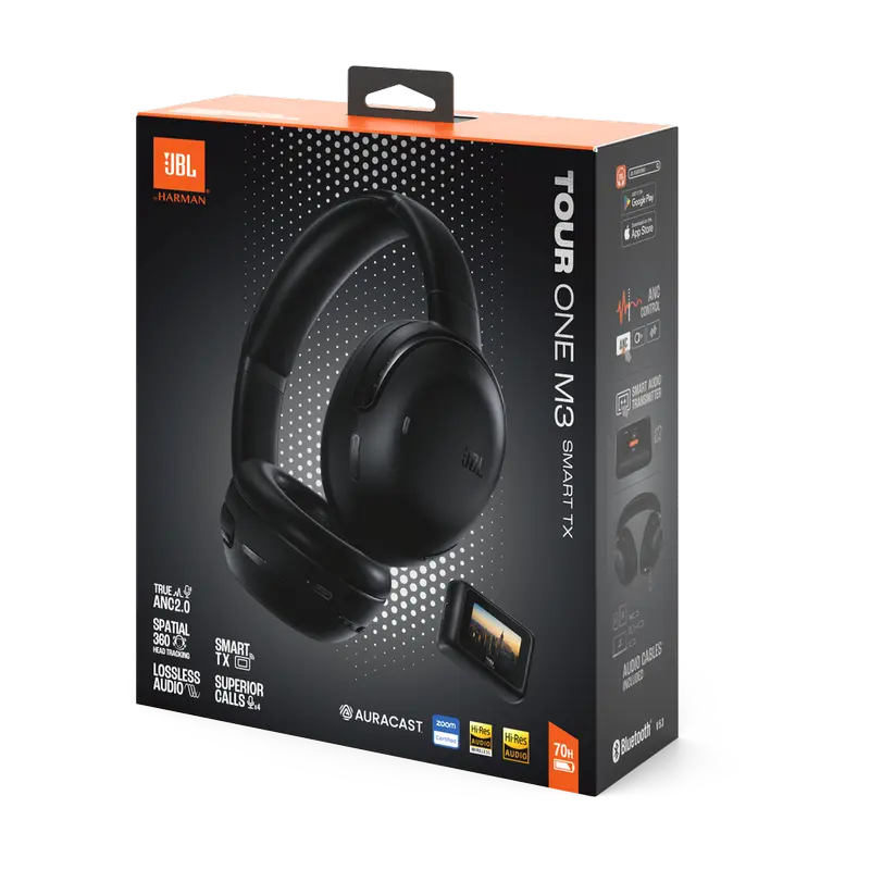 Наушники JBL Tour One M3 Smart TXT Чёрный