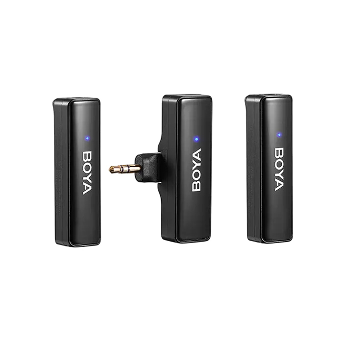 Портативный записывающий микрофон Boya Boyalink Беспроводной Черный