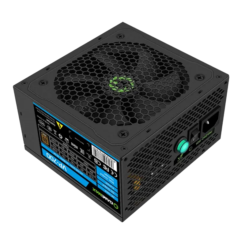 Tip Блок питания для компьютеров Gamemax VP-700 ATX Черный