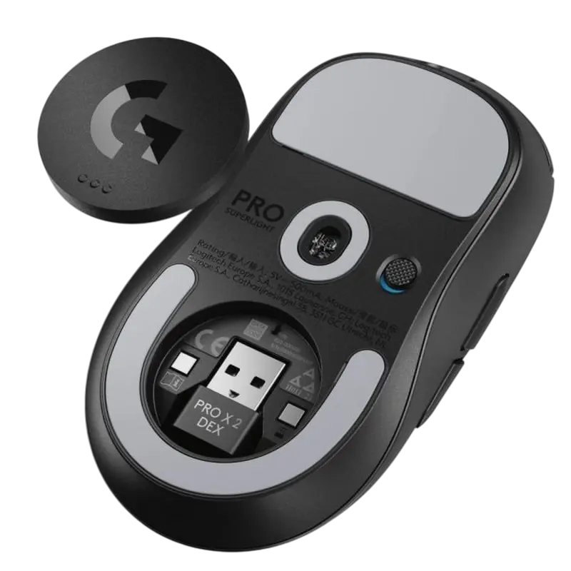 Беcпроводная мышь Logitech G PRO X Superlight 2 DEX Проводное,Беспроводное Чёрный