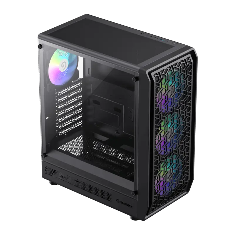 Carcasă PC Gamemax FORGE AB Midi-Tower Negru