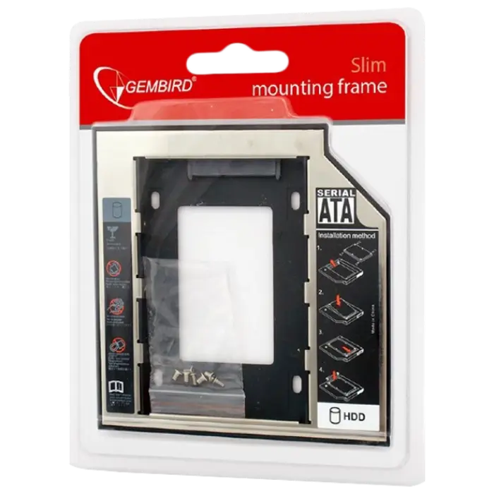 Accesorii pentru unități de stocare Gembird MF-95-01 Argintiu