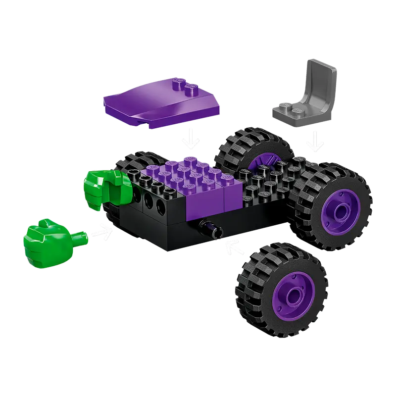 Constructor LEGO Hulk vs. Rhino Truck Showdown Multicolor