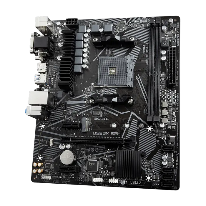 Материнская плата Gigabyte B550M S2H AM4 Micro-ATX