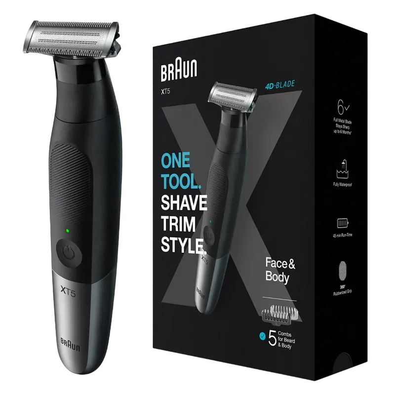 Мужской Триммер Braun Series X Чёрный