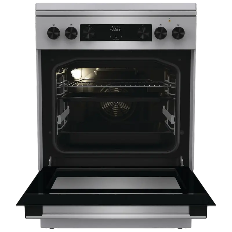 Комбинированная плита Gorenje GKS6C71XF Нержавеющая сталь