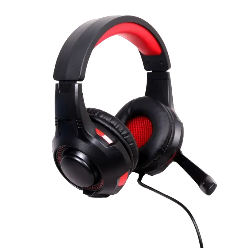 Наушники Gembird GHS-U-5.1-01 Чёрный/Красный