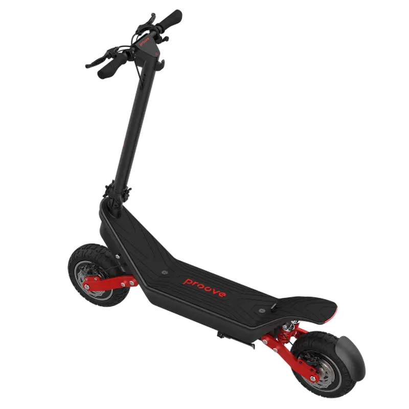 Электрический самокат Proove X-City Dual Sport Черный | Красный