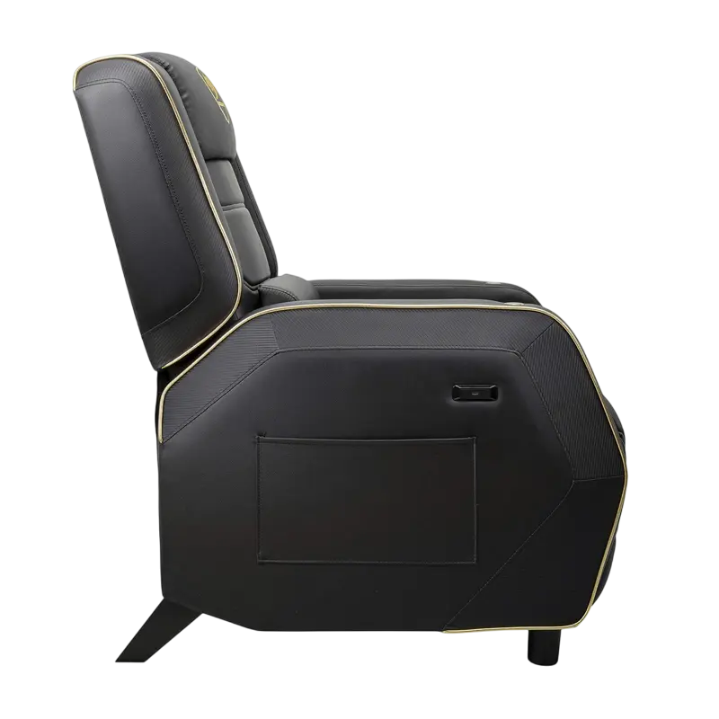 Игровое кресло Cougar Ranger Pro Royal ПВХ Кожа Черный | Золотистый