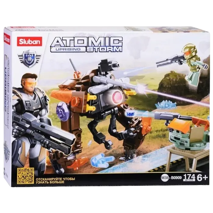 Конструктор Sluban Atomic Storm - Patrol Ro Разноцветный