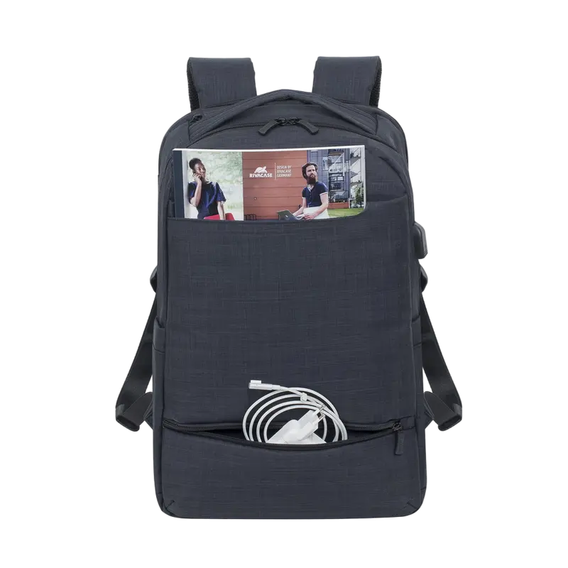 Рюкзак для ноутбука Rivacase Biscayne Чёрный