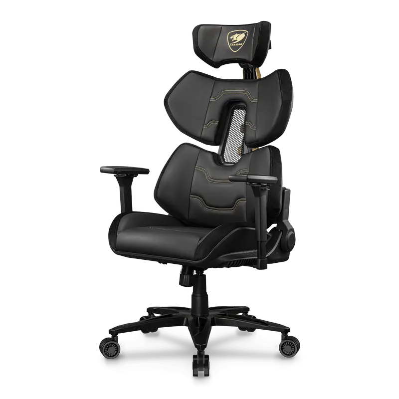 Игровое кресло Cougar Terminator Elite Искусственная кожа Черный | Золотистый
