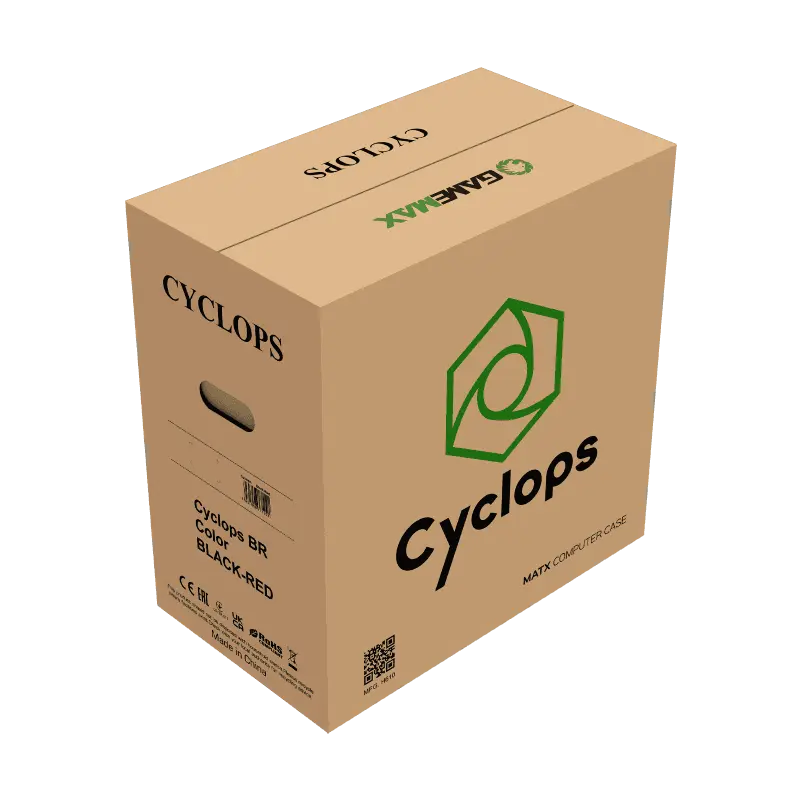 Компьютерный корпус Gamemax CYCLOPS Midi-Tower Черный