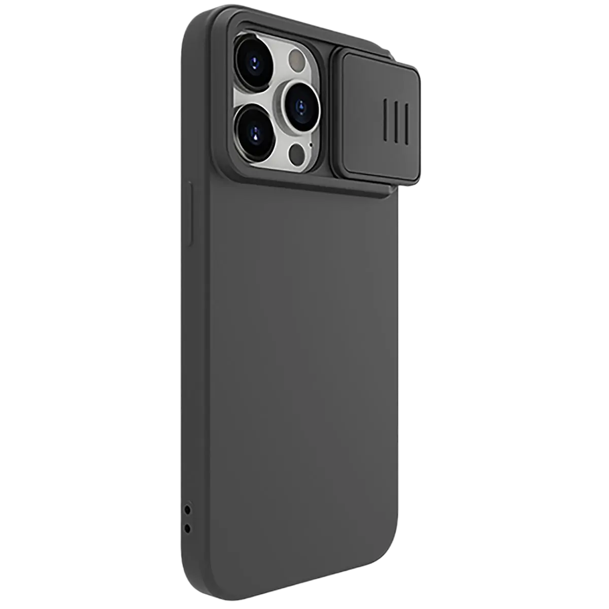Чехол Nillkin Apple iPhone 15 Pro CamShield Silky Silicone CamShield Silky Elegant Black