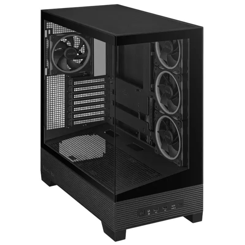 Компьютерный корпус ASUS A31 PLUS TG ARGB Midi-Tower Черный