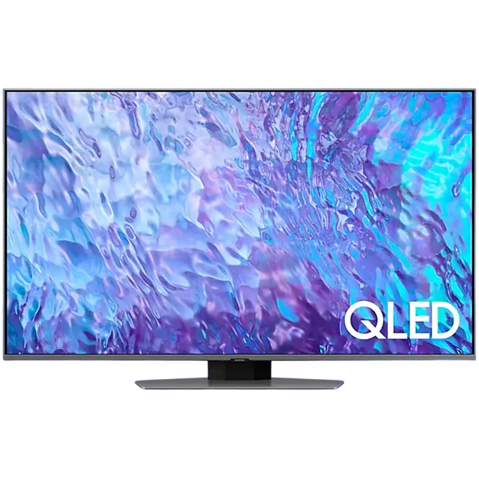 65" QLED SMART Телевизор Samsung QE65Q80CAUXUA Серебристый
