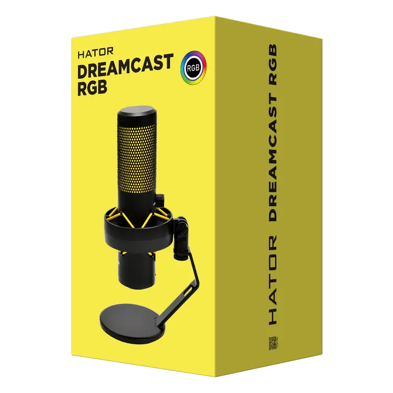 Игровой Микрофон HATOR HTA-550 Проводной аналоговый Черный