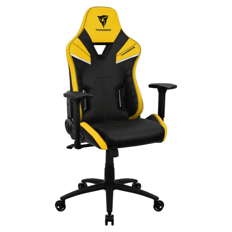 Игровое кресло ThunderX3 TC5 Искусственная кожа Чёрный/Жёлтый
