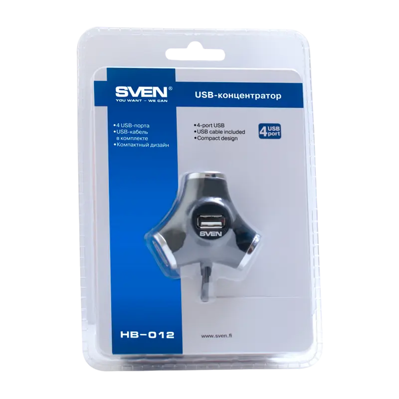 USB-концентратор SVEN HB-012 Черный