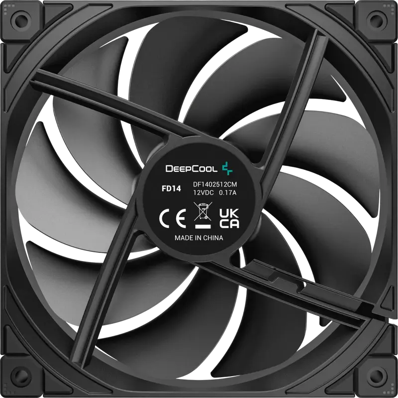 Вентилятор для ПК Deepcool FD14 140 мм Черный