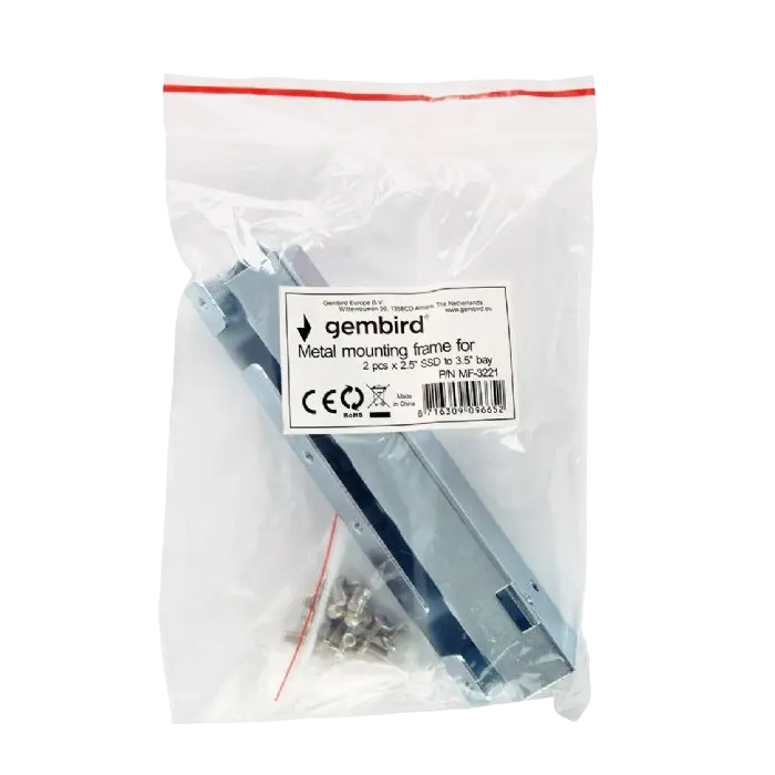 Accesorii pentru unități de stocare Gembird MF-3221 Argintiu