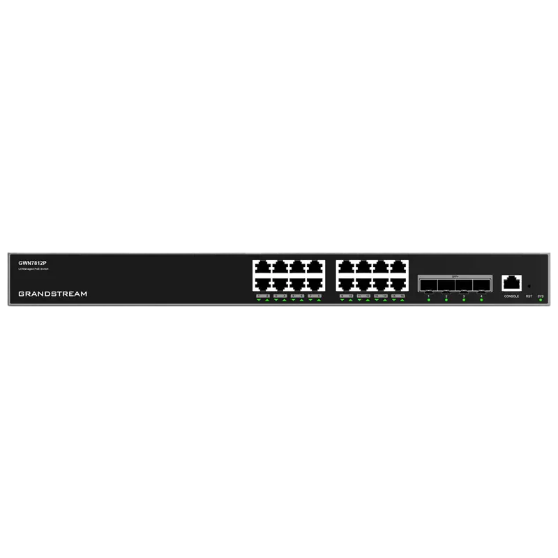 PoE коммутатор Grandstream GWN7812P Черный