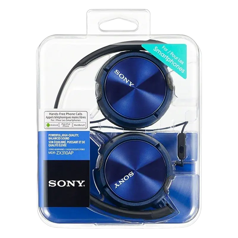 Наушники SONY MDR-ZX310AP Синий