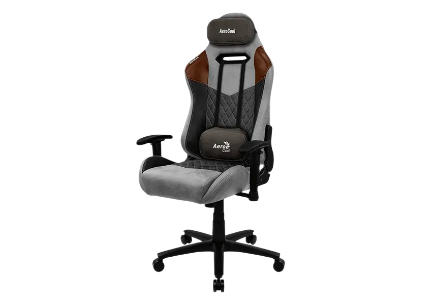 Scaun Gaming AeroCool Duke PU Piele Gri