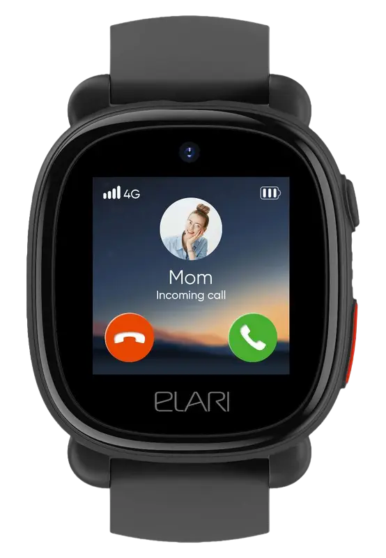 Ceas pentru copii Elari KidPhone 4G Lite Negru