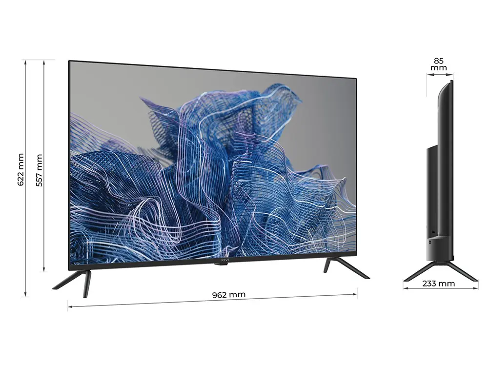 43" LED SMART Телевизор KIVI 43U740LB Черный