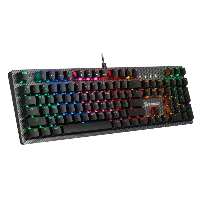 Клавиатура Bloody B810R Механический Черный