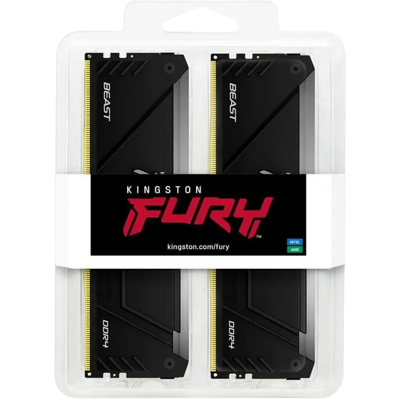 Memorie RAM Kingston FURY Beast RGB FURY Beast 32GB Negru