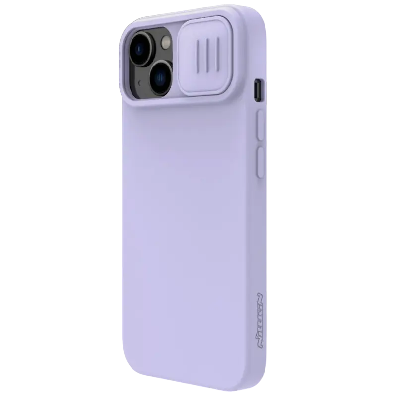 Чехол Nillkin Apple iPhone 15 Plus CamShield Silky Silicone CamShield Silky Misty Purple