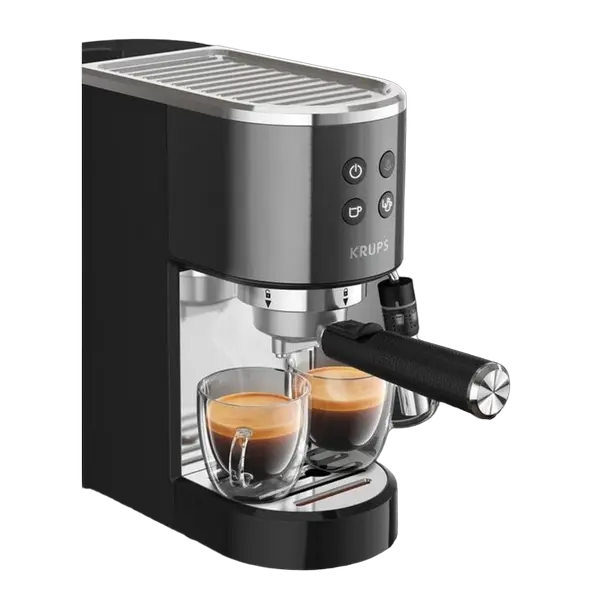 Кофеварка рожковая Krups XP444G10 Черный