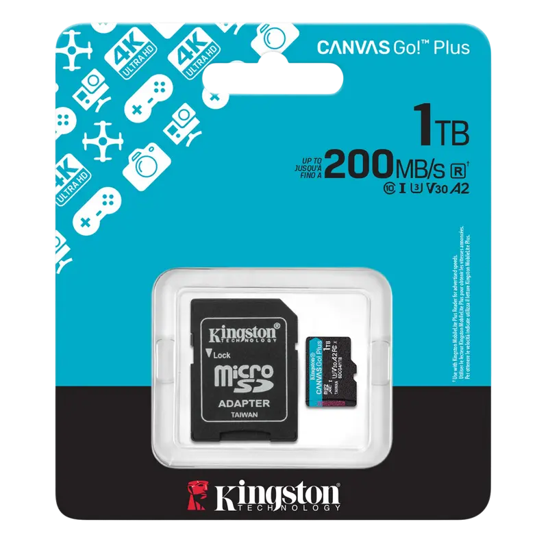 Карта памяти Kingston Canvas Go Plus 1024ГБ