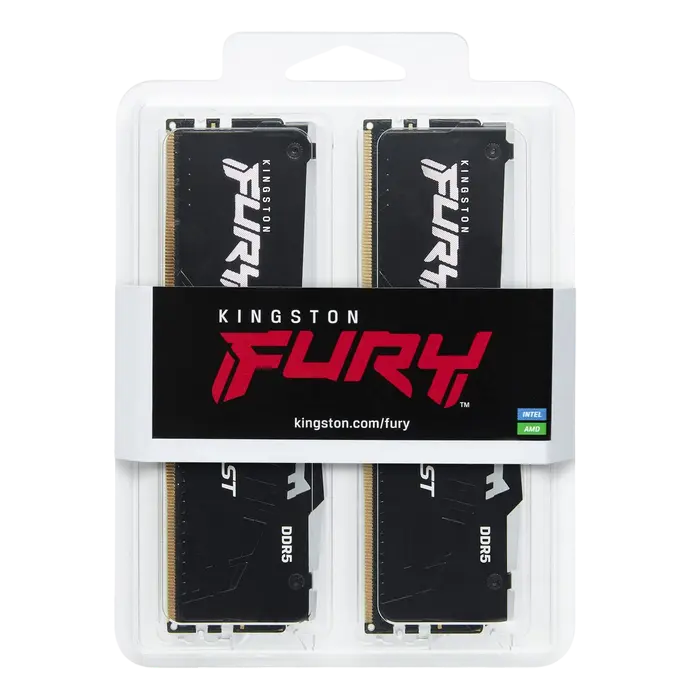 Оперативная память Kingston FURY Beast RGB FURY Beast 16 ГБ Чёрный