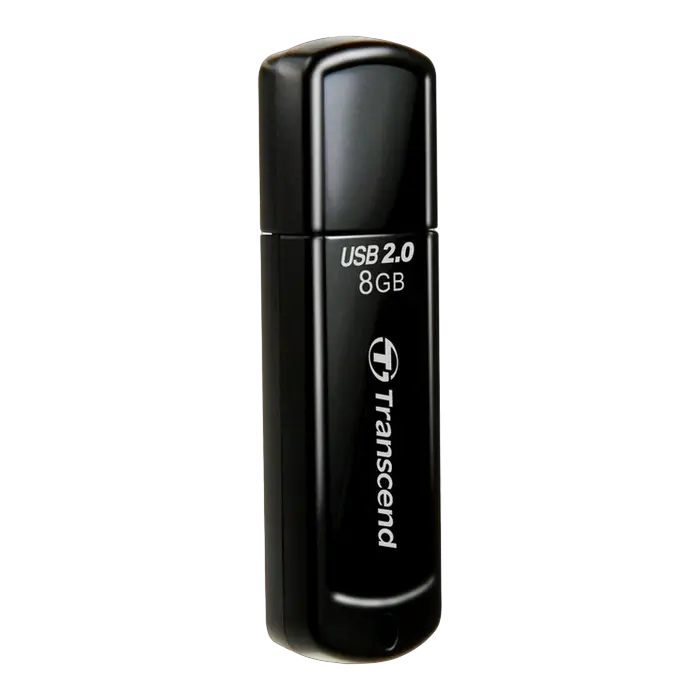 USB Flash накопитель Transcend JetFlash 350 8ГБ Чёрный