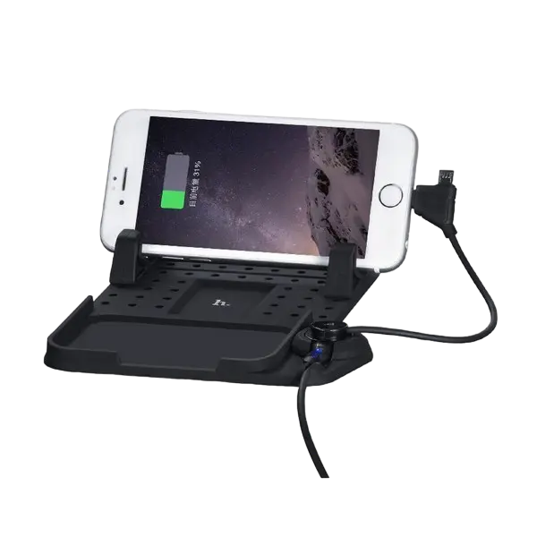 Автомобильный держатель Hoco CA1 Silicone Car Holder Черный