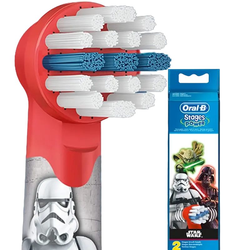 Duză pentru periuța de dinți electrică Pentru copii Oral-B EB10-2 Star Wars Roșu